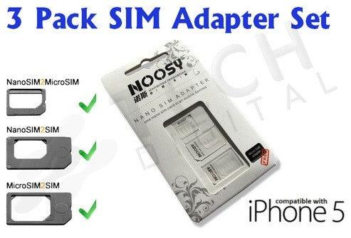 Hermex Kit de 3 adaptateurs nano et micro SIM