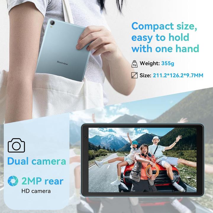 Actual product image Blackview Tab 50 (8", 128 GB, Twilight Blue)