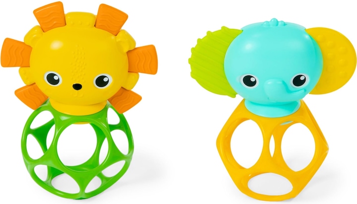 Actual product image Bright Starts Character Oball Teether 2pk