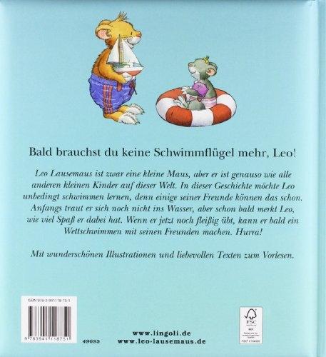 Actual product image Leo Lausemaus lernt schwimmen (German, Marco Campanella, 2012)