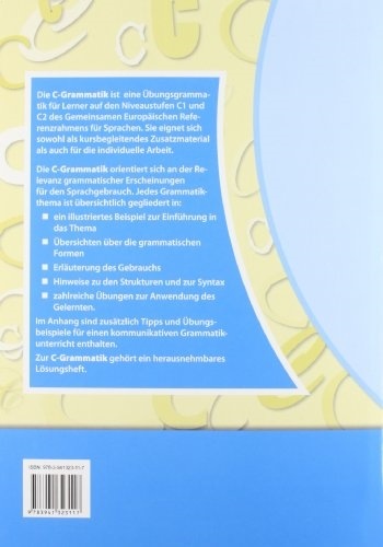 Actual product image C-Grammatik (German, Anne Busha, Szilvia Szita, 2013)