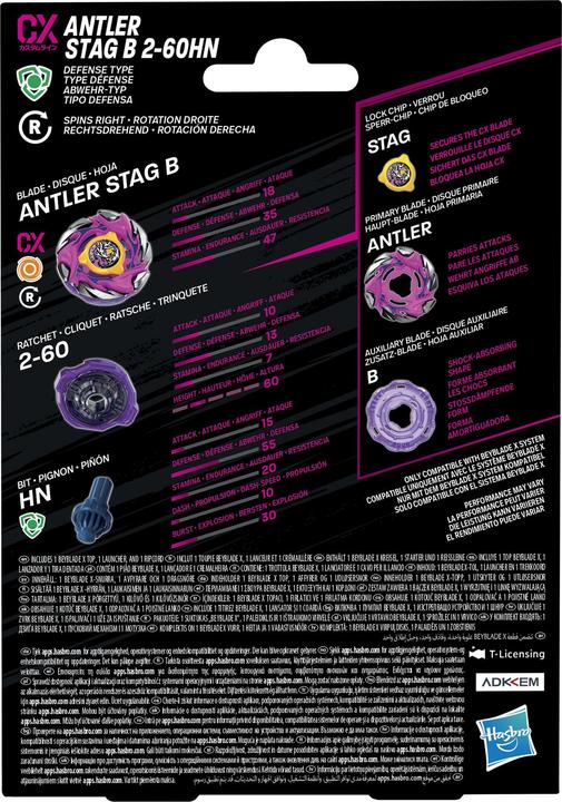 Productafbeelding Hasbro Beyblade X Cx Starter Pack Set (assorti - 1 verpakking) (Duits, Italiaans, Nederlands)