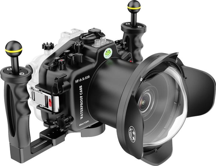 Actual product image Seafrogs SP-20-5 Camera Housing X-S10 with WA005-A dome port (Underwater housing, Fujifilm X-S10)