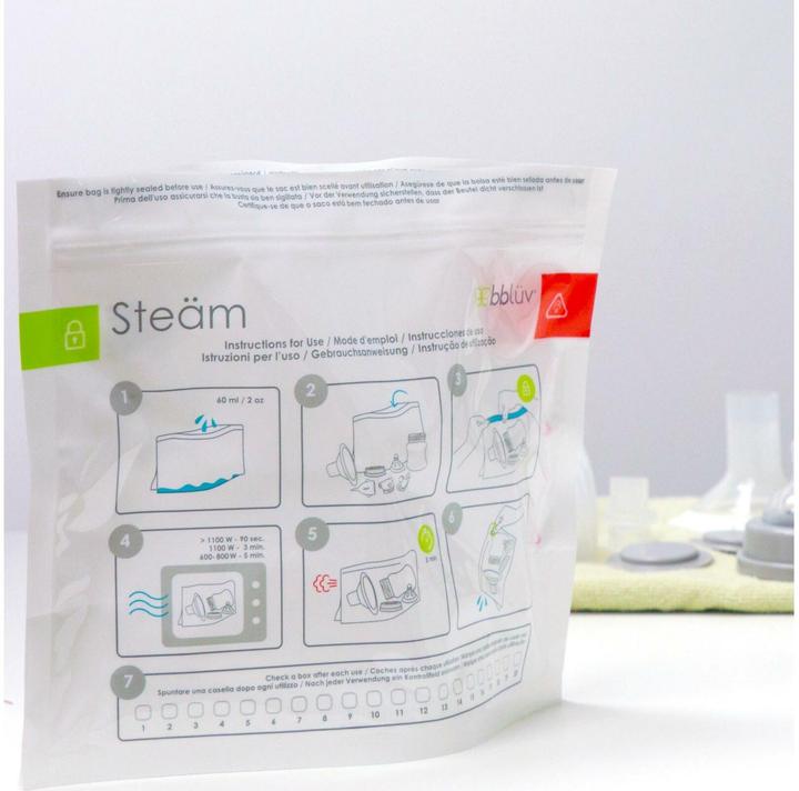 Produktbild Bblüv 6 Dampf-Mikrowellen-Sterilisationsbeutel