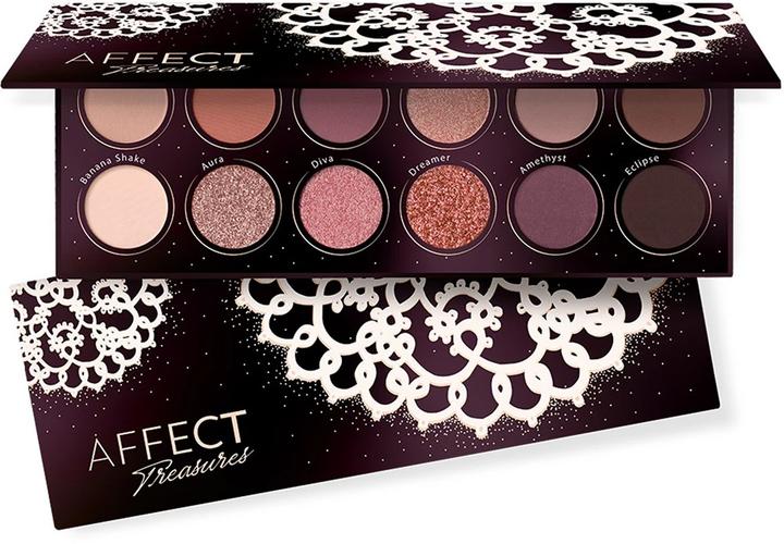 Produktbild Affect Treasures Eyeshadows Palette Eyeshadow Palette 12X24G