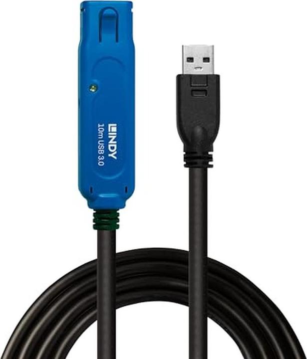 Produktbild Lindy USB 3.0 Aktiv-Verlängerungskabel Pro (10 m, USB 3.0)
