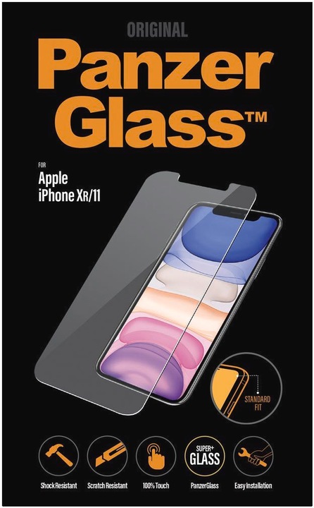 Actual product image PanzerGlass standard fit (1 Piece, Apple iPhone 11)