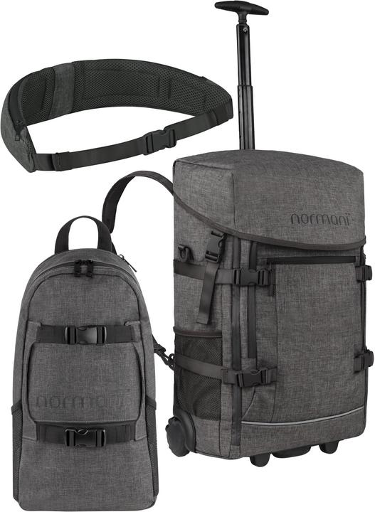 Image du produit Normani Rucksack mit Trolleyfuktion, 8L Rucksack und Hüftgurt - 9783 (46 l)