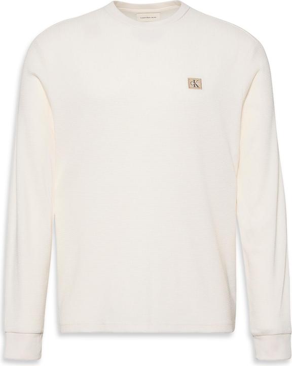 Actual product image Calvin Klein Jeans Ls Waffle Badge Crewnk Tee (L)