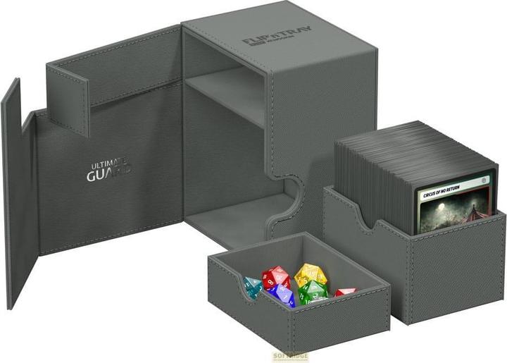 Actual product image Ultimate Guard Flip'n'Tray 133+ XenoSkin Gris