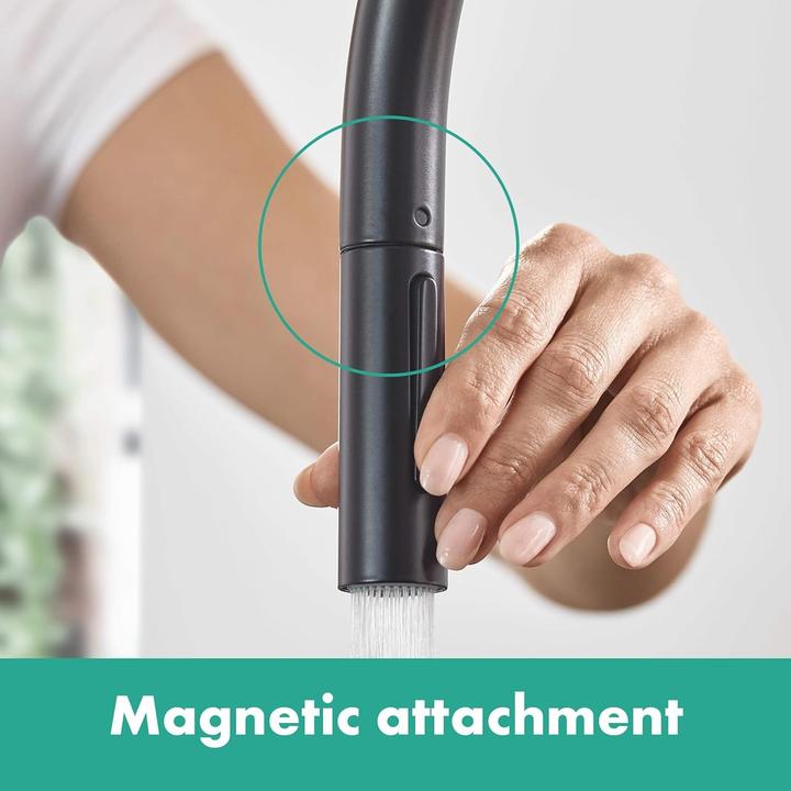 Productafbeelding hansgrohe HG Einhebel-Spültischmischer 210 TALIS M Ausziehbrause mattschwarz