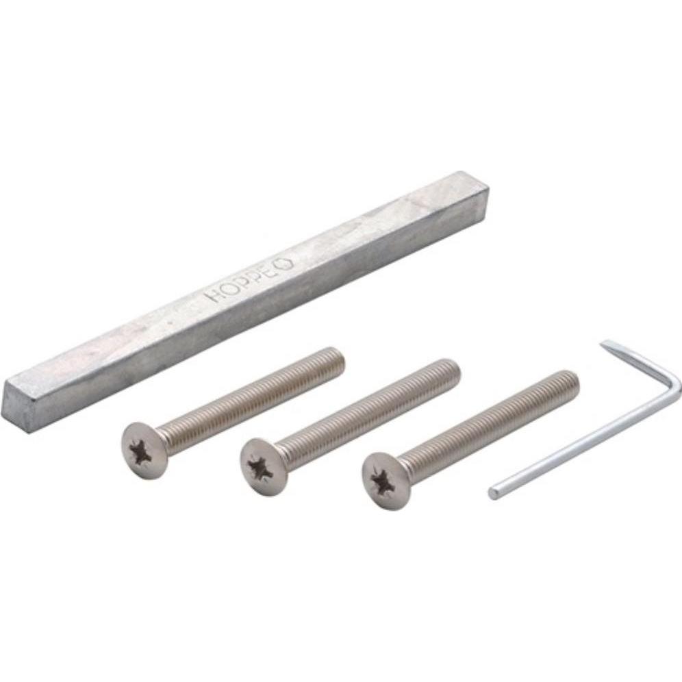 Hoppe, Türgriff + Fenstergriff, Befestigungsset D/D Schnellstift 2410/3410 Drückerschutzgarnituren 8 x 125 mm 41-46 mm (...