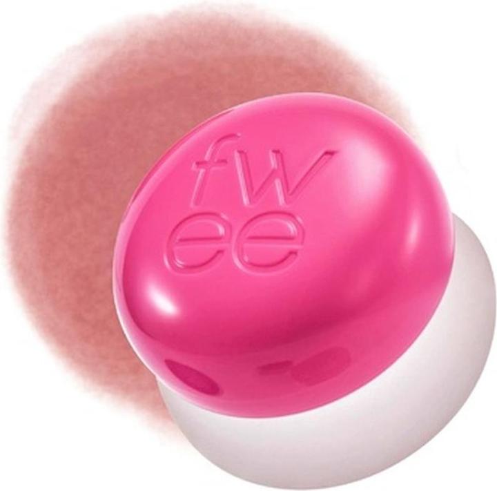 Actual product image Fwee Blurry Pudding Pot Airbrushed Blush & Lip Buildable Pigment Long-Lasting