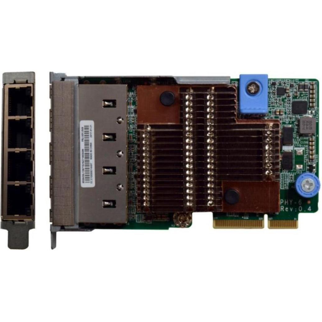 Lenovo DCG ThinkSystem 10Gb 4-port SFP+ LOM (Mini PCI Express), Netzwerkkarte, Grün