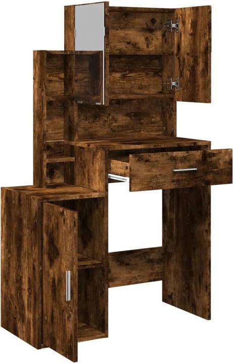 Produktbild vidaXL Schminktisch mit Schrank (80 x 35 x 132 cm)