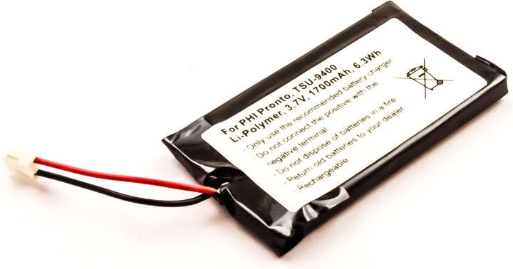 Produktbild AGI Akku kompatibel mit Philips Pronto TSU-9400 - Akku - 1.700 mAh (1 Stk., 1700 mAh)