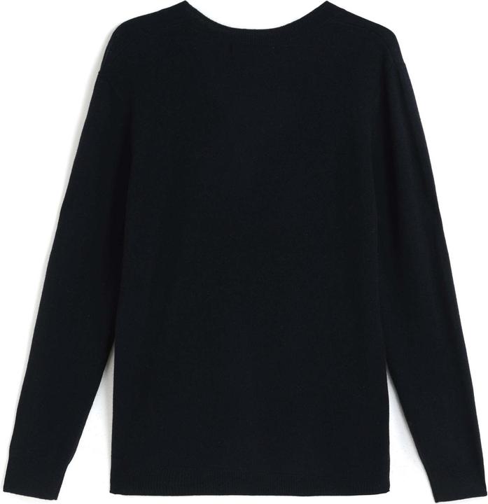 Produktbild Bellemere Pullover Solid V-Neck Merino Sweater (XL)