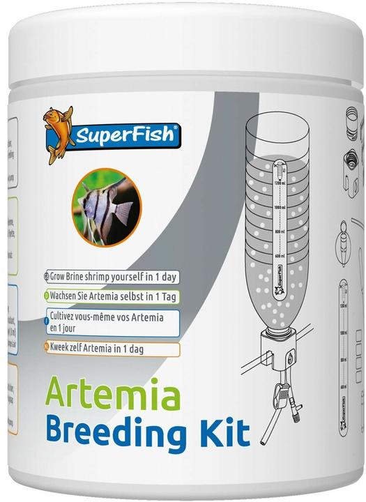 SuperFish Aufzuchtsfutter Artemia Zucht Set (Garnelen, 103.79 cl)