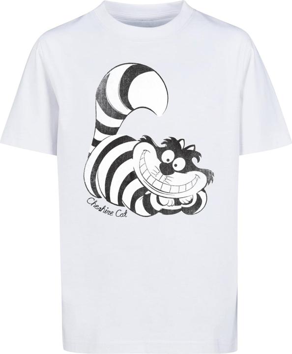 Absolute Cult Kids Alice in Wonderland - Cheshire Cat Mono Basic T-Shirt - 124589 (122, 128)
