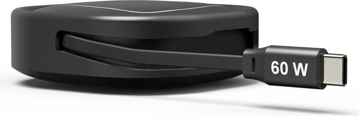 Image du produit Hama Un câble de charge rétractable, USB-C - USB-C, 60 W, 1 m (1 m, USB 2.0, 60 W)