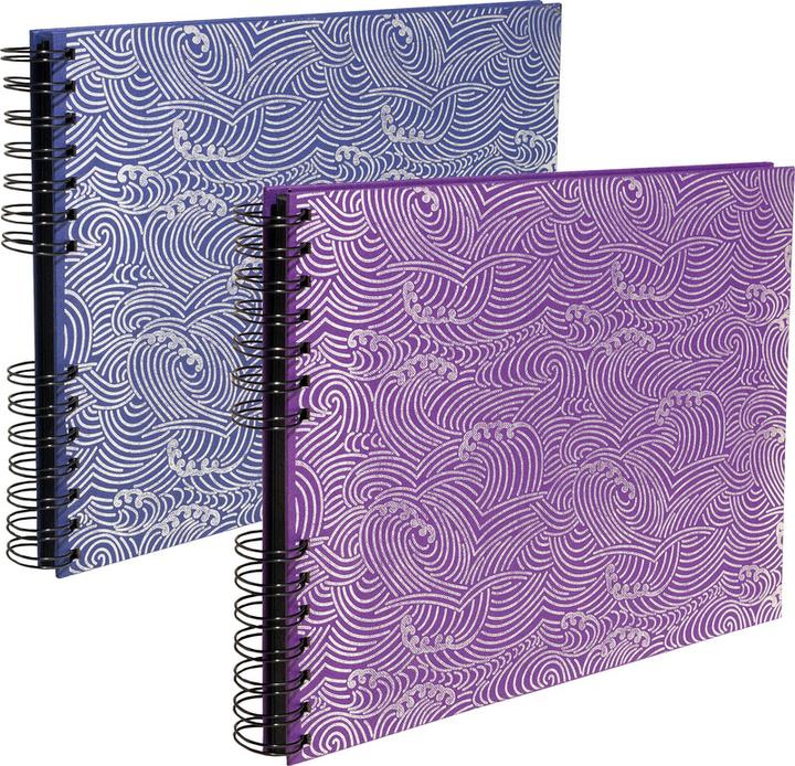 Immagine prodotto Exacompta Fotoalbum mit Spiralbindung, 50 Seiten schwarz, 32x22 cm, Japan (32 x 22 cm)