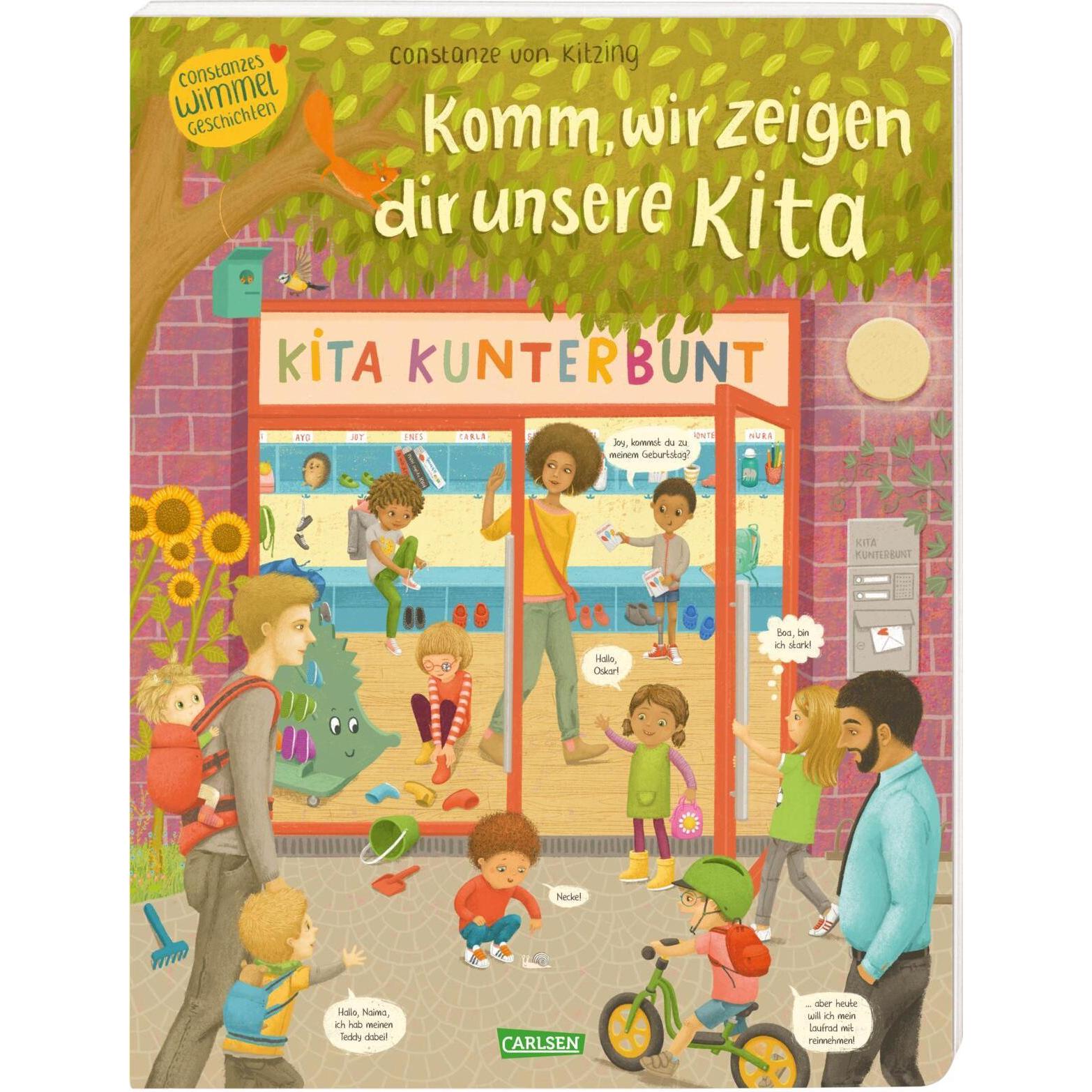 Thumbnail - Komm, wir zeigen dir unsere Kita (Constanze von Kitzings Wimmelgeschichten 1), Kinderbücher von Constanze von Kitzing