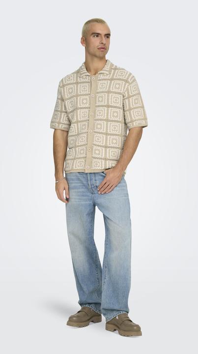 Produktbild Only & Sons Onsbart Rlx 5 Ss Shirt Knit Noos (XS)