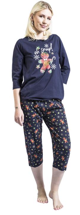 Produktbild Full Volume by EMP Pyjama with Gingerbread Man Print (L)