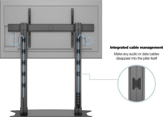 Produktbild Multibrackets M Public Display Stand 210 Dual Pillar 150kg MAX Floorbase (150 kg)
