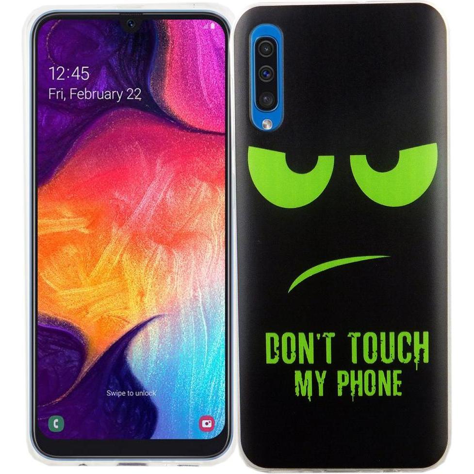 König Design Handyhülle für Samsung Galaxy A50 Schutzcase Backcover Bumper Etuis Case Schwarz (Samsung Galaxy A50), Smar...