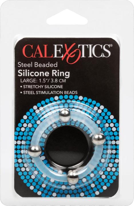 Image du produit CalExotics Anneau en silicone perlé en acier L (5 cm)