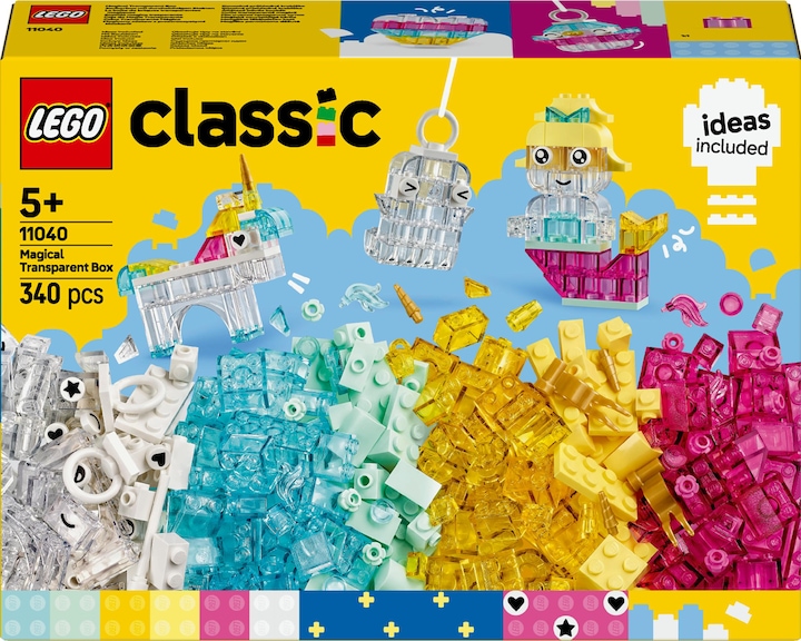 LEGO Zauberbox mit durchsichtigen Steinen (11040, LEGO Classic)
