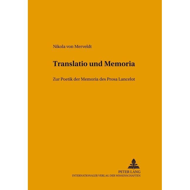 Translatio und Memoria, Fachbücher von Nikola von Merveldt