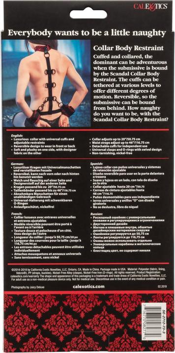 Image du produit CalExotics Scandal Collar Body Restraint