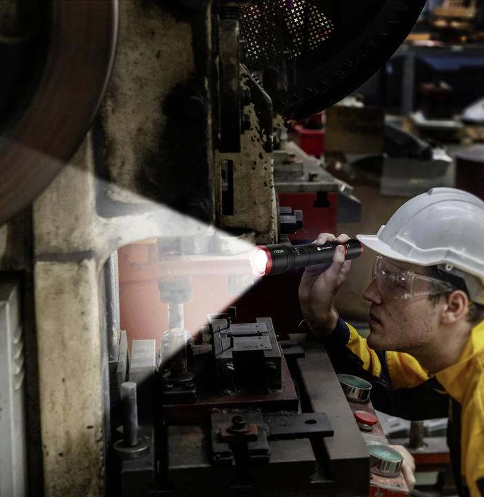 Actual product image Toolcraft Handlampe verstellbar, Einstellbare Punktgrösse, mit Stroboskopmodus (21.40 cm, 1200 lm)