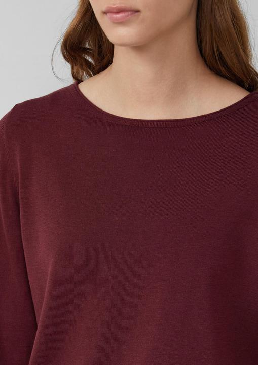 Produktbild s.Oliver Strickpullover Weicher Feinstrickpullover mit Rollkanten (44)