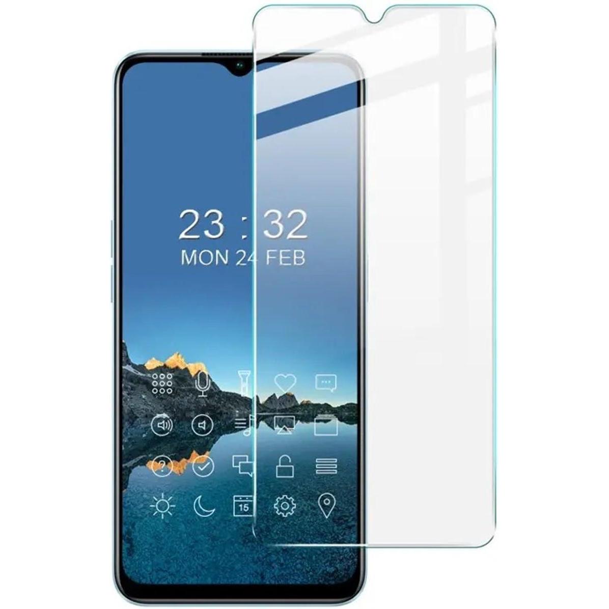 König Design Displayschutz Panzerfolie für Oppo A78 5G - Glas (1 Stück, Oppo A78 5G), Smartphone Schutzfolie