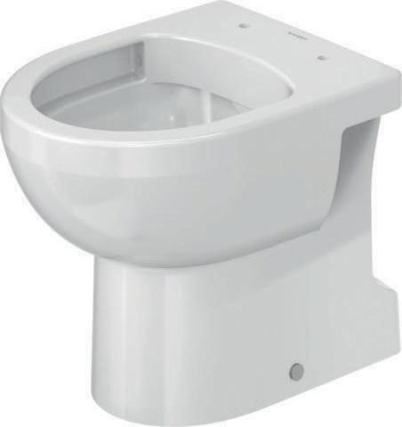 Produktbild Duravit Stand-WC DURASTYLE BASIC RIMLESS tief, 365x560mm, Abgang senkrecht weiss