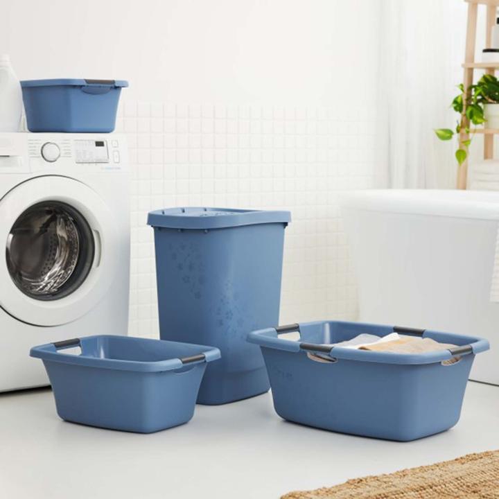 Image du produit Rotho Bac à linge 3 pcs. FLOWERS