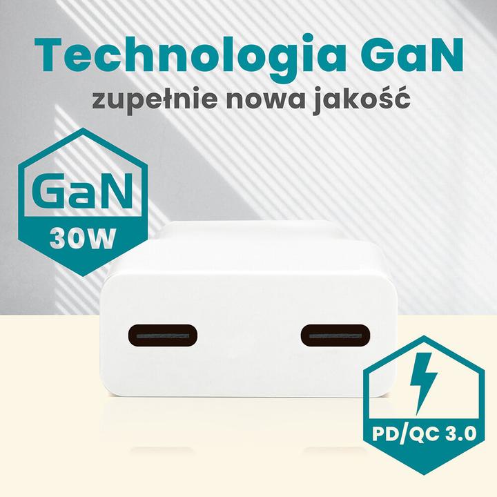 Produktbild Everactive 30W 2xUSB-C-Wandladegerät (30 W, 2 Ports)