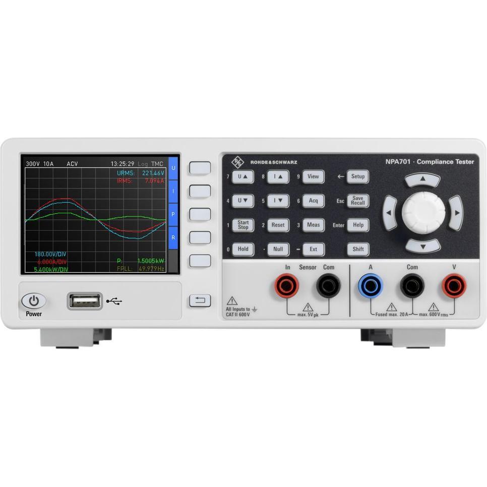 Rohde & Schwarz R&S NPA701, 1-Phasen DC-Netzanalys, Messtechnik
