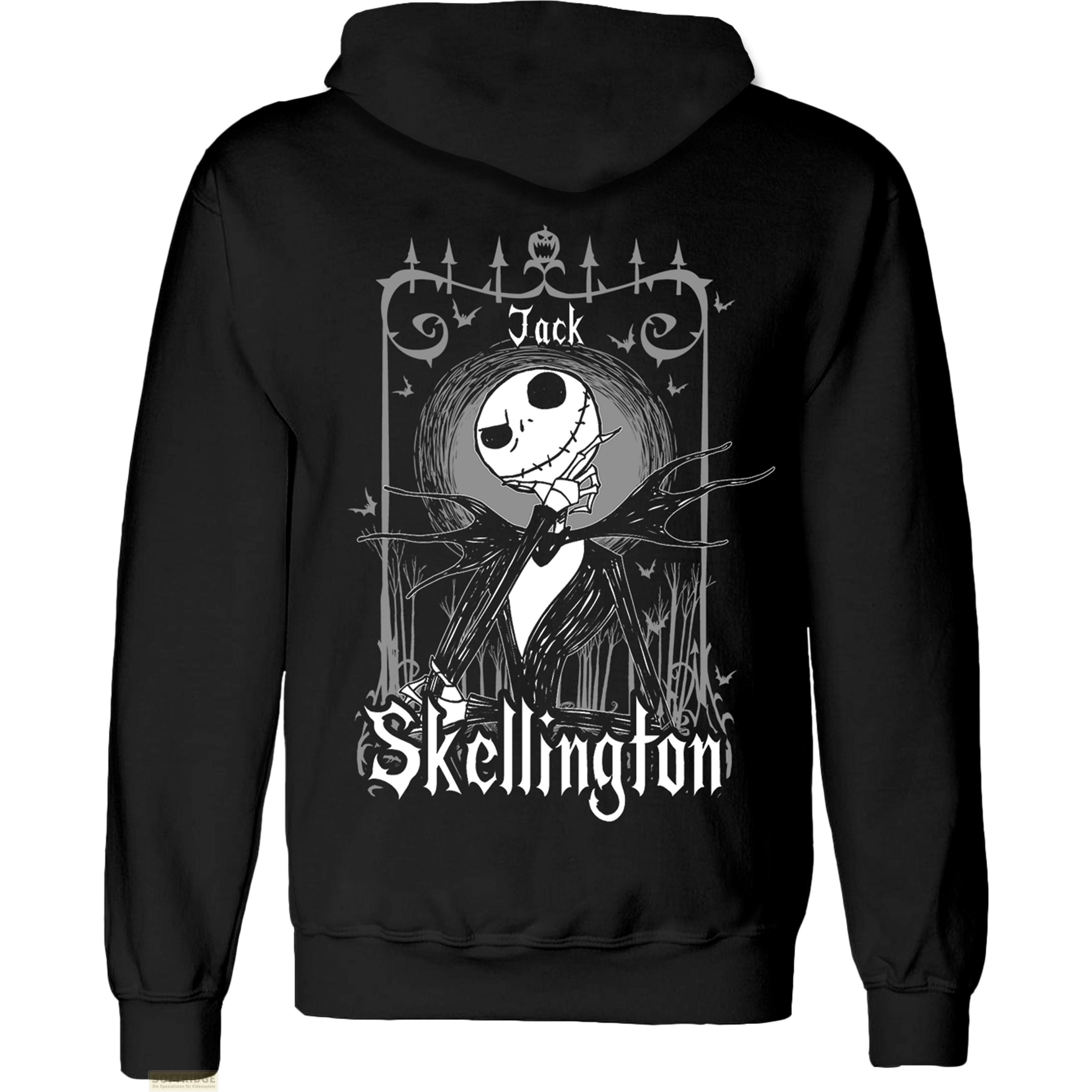 Heroes Inc, Pullover, Nightmare before Christmas Kapuzenpullover Jack Skellington In Frame Black And Back Grösse XL, Sch...