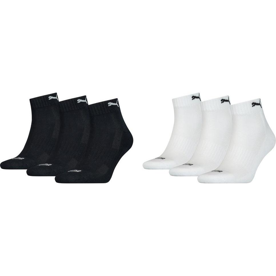 Thumbnail - Puma, Herren, Socken, Quarter Frottee, Weiss, (3er Pack, 35 - 38)