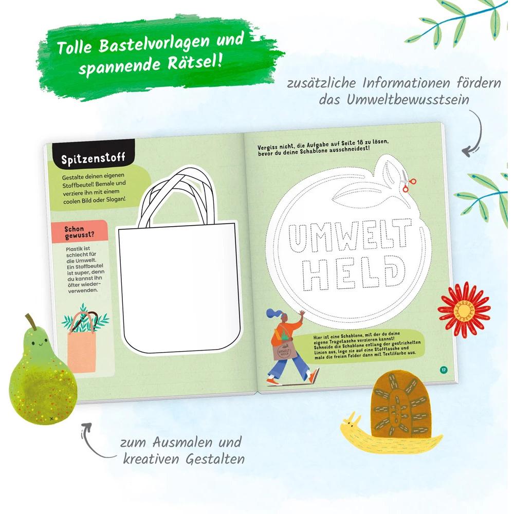 Thumbnail - Trötsch Beschäftigungsbuch Schütze unsere Umwelt Rätseln Malen Basteln Natur