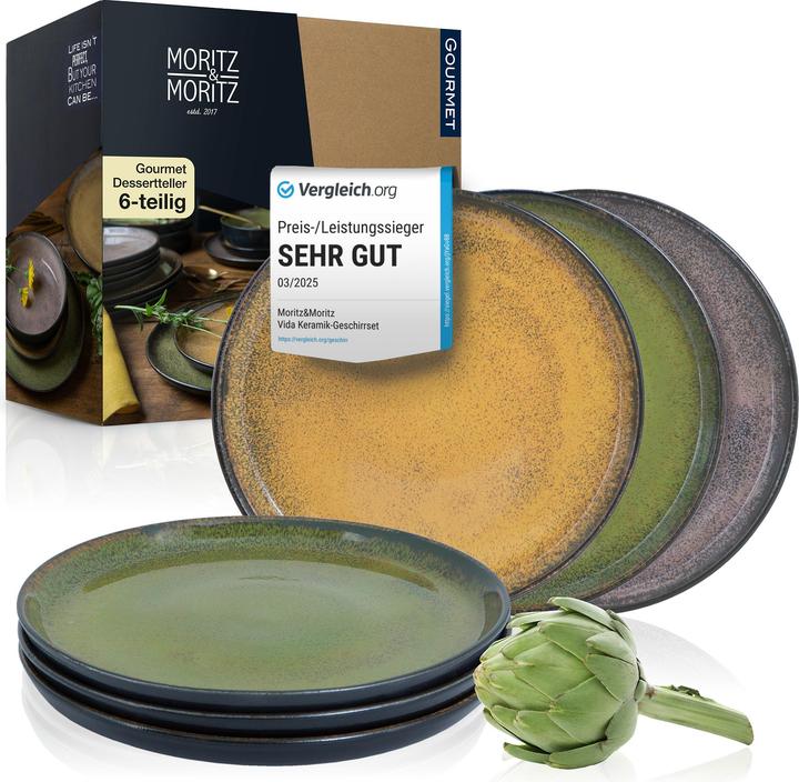 Produktbild Moritz & Moritz VIDA Dessertteller (6x, 20 cm)