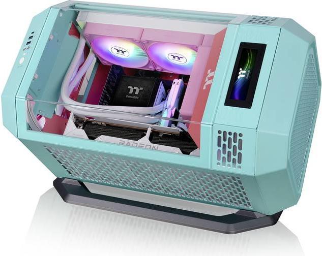 Actual product image Thermaltake Tt The Tower 250 Mint Strawberry (Mini-ITX)