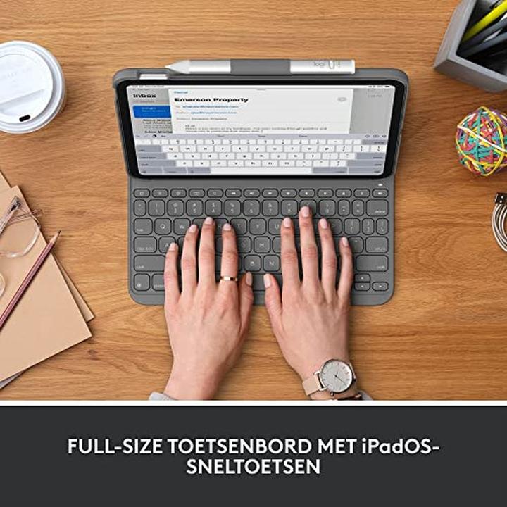 Actual product image Logitech SLIM FOLIO FOR IPAD (10TH GEN) (Eng. Int., iPad 2022 (10th Gen))
