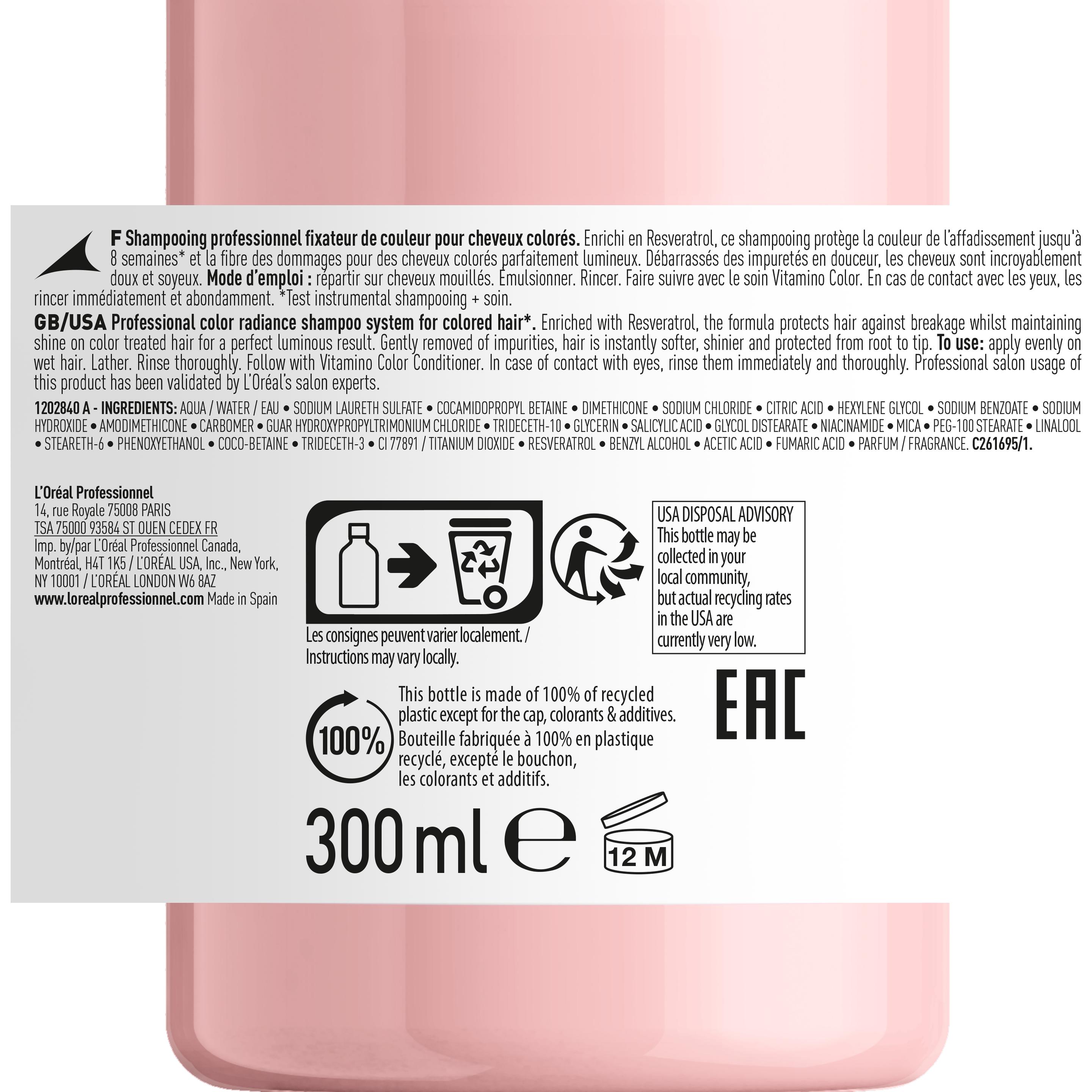 Thumbnail - L'Oréal Professionnel, Shampoo, Serie Expert Vitamino Color (300 ml, Flüssiges Shampoo)