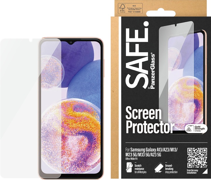 Image du produit Safe Bord à bord (1 pièce(s), Samsung Galaxy A13, Samsung Galaxy M23 5G, Samsung Galaxy A33 5G, Samsung Galaxy A23 5G, Samsung Galaxy M13)