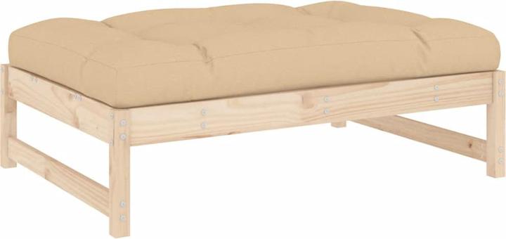 Immagine prodotto VidaXL 2-tlg. Garten-Lounge-Set mit Kissen Massivholz, Material